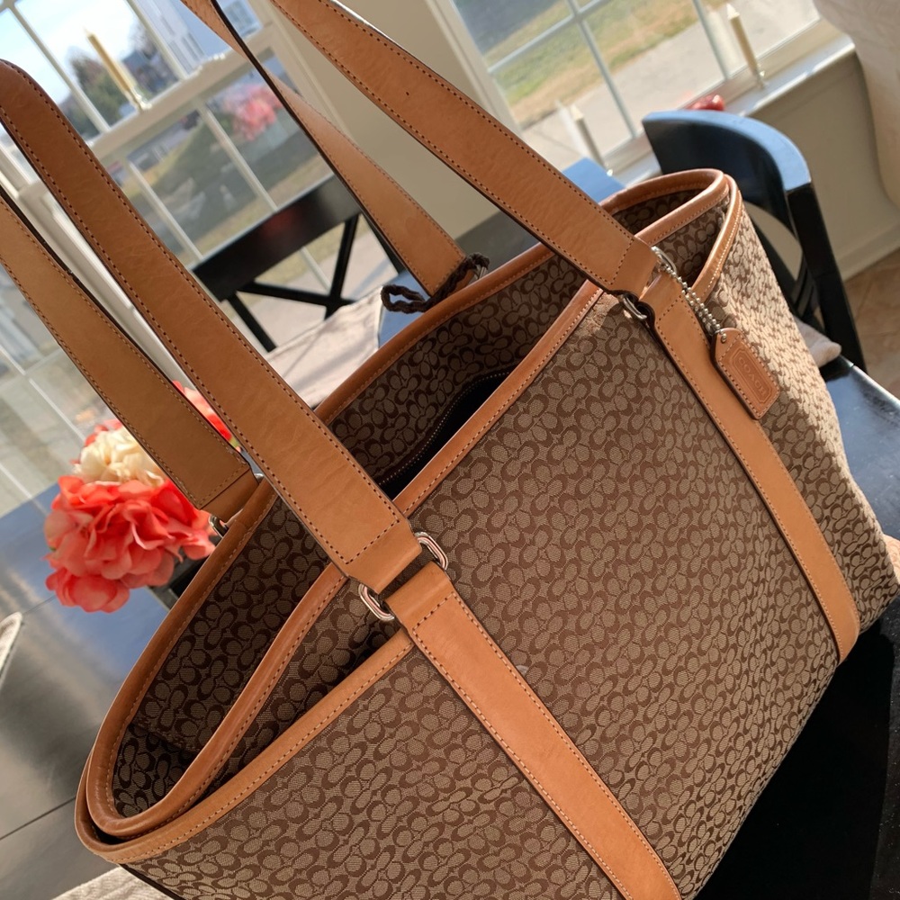 Authentic coach diaper bag